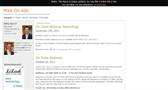 Desktop Screenshot of mikeonads.com